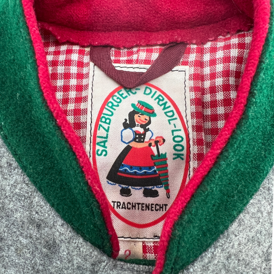 Child's Vintage Austrian Jacket, Size 2-3 Years