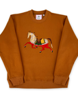 Ladies Beau Horse Embroidered Sweatshirt