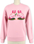 Ladies Bitsy and Tipsy Embroidered Sweatshirt - Willa Heart Collection
