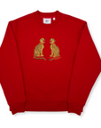 Ladies Cheetah Embroidered Sweatshirt - Willa Heart Collection