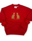 Ladies Cheetah Embroidered Sweatshirt - Willa Heart Collection