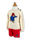 Kids Paddington Bear Sweater - Red Hat Edition