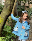 Girls Aldrich and Madame De Bleu Coat - Willa Heart Collection