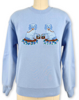 Ladies Tisket and Tasket Embroidered Sweatshirt - Willa Heart Collection