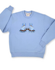 Ladies Tisket and Tasket Embroidered Sweatshirt - Willa Heart Collection