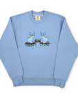 Ladies Tisket and Tasket Embroidered Sweatshirt - Willa Heart Collection