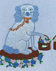 Ladies Tisket and Tasket Embroidered Sweatshirt - Willa Heart Collection