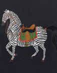 Ladies Parade Zebra Embroidered Sweatshirt - Willa Heart Collection