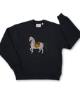 Ladies Parade Zebra Embroidered Sweatshirt - Willa Heart Collection