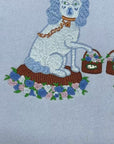 Ladies Tisket and Tasket Embroidered Sweatshirt - Willa Heart Collection