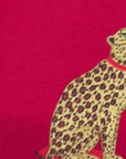Ladies Cheetah Embroidered Sweatshirt - Willa Heart Collection