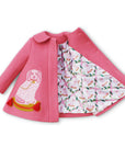 Girls Pink Buffy and Muffy Coat - Willa Heart Collection