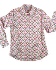Ladies Classic Shirt in Willa Heart Pink Dog Print