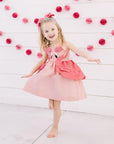 Pink Flamingo Dress-littlegoodallcom-Little Goodall Unique Designer Childrenswear for Boys and Girls