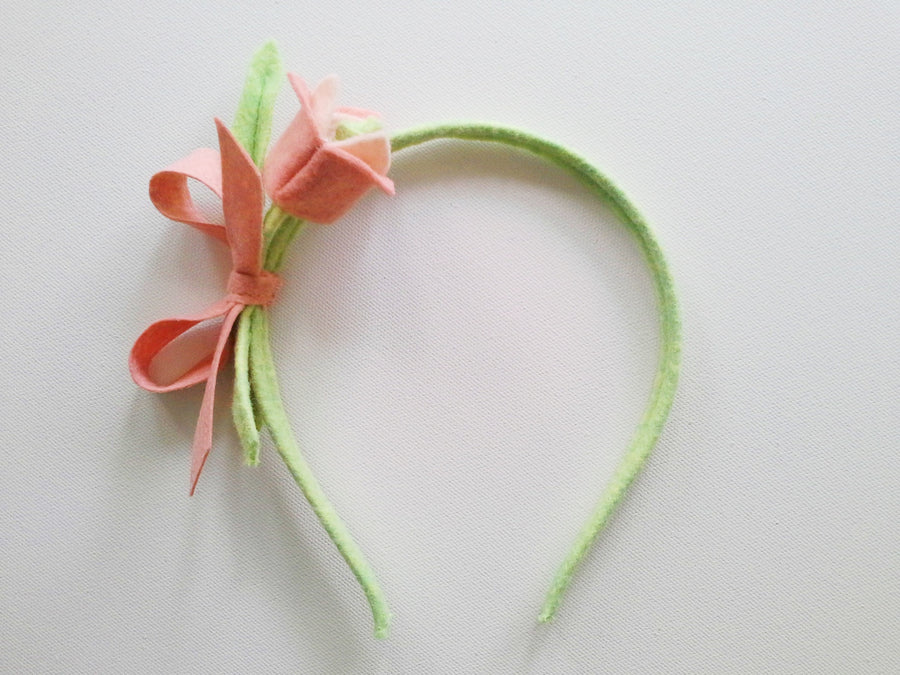 Sweet and Simple Tulip Headband Tutorial