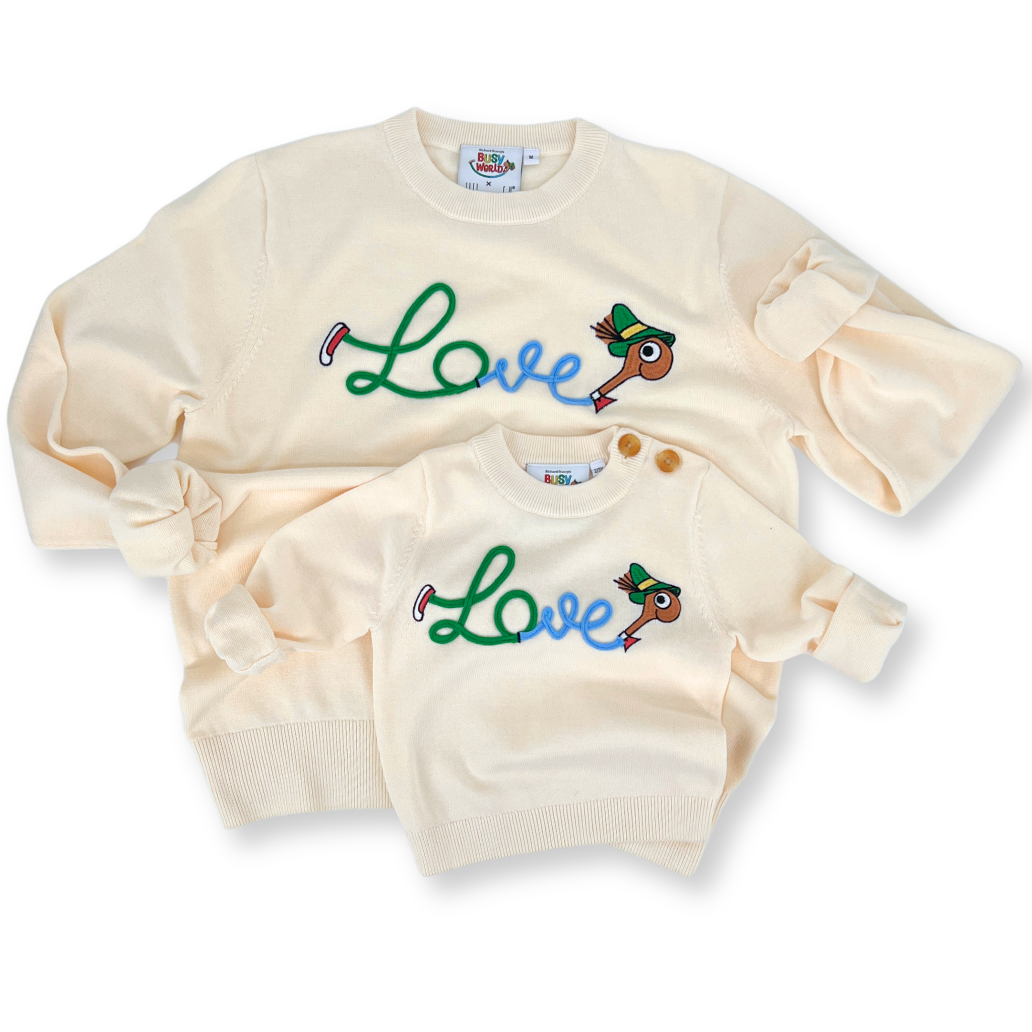 Adult Love Lowly Sweater: Richard Scarry's Busy World™