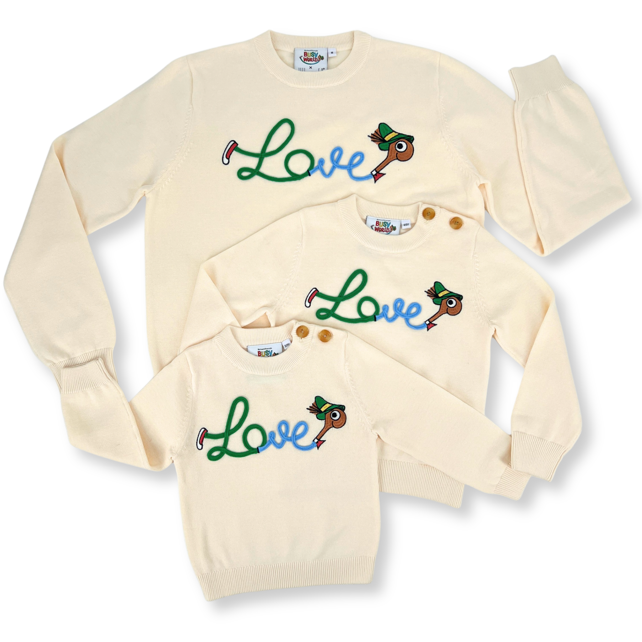 Adult Love Lowly Sweater: Richard Scarry's Busy World™