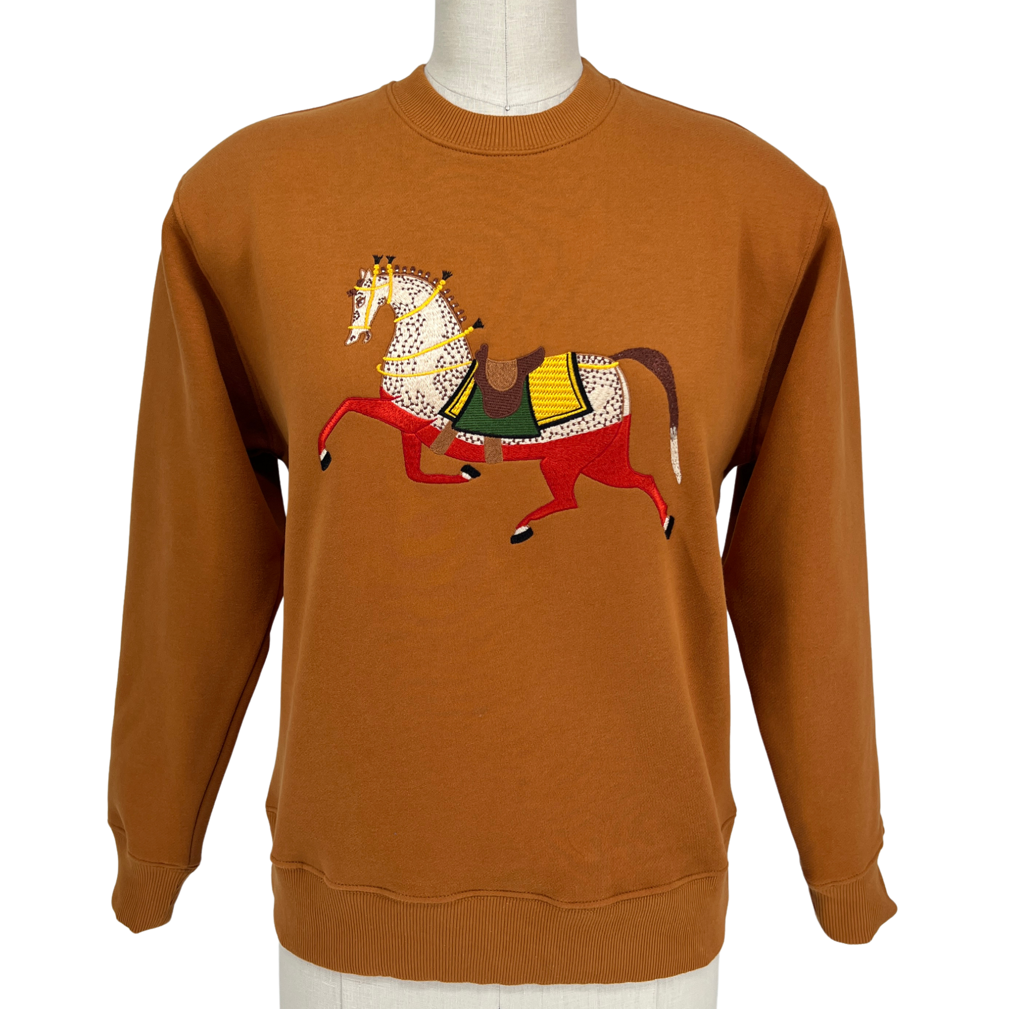 Ladies Beau Horse Embroidered Sweatshirt