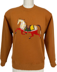 Ladies Beau Horse Embroidered Sweatshirt