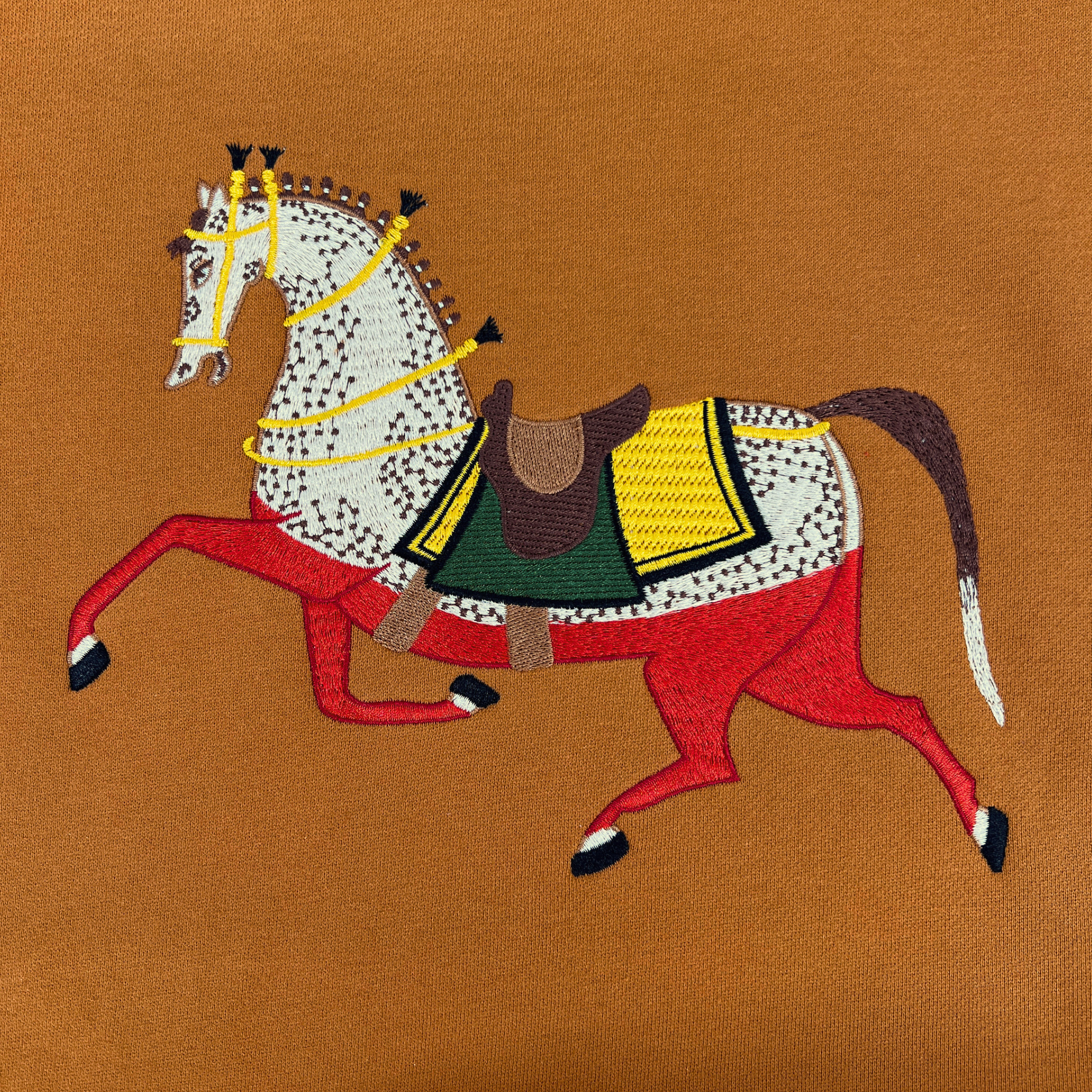 Ladies Beau Horse Embroidered Sweatshirt
