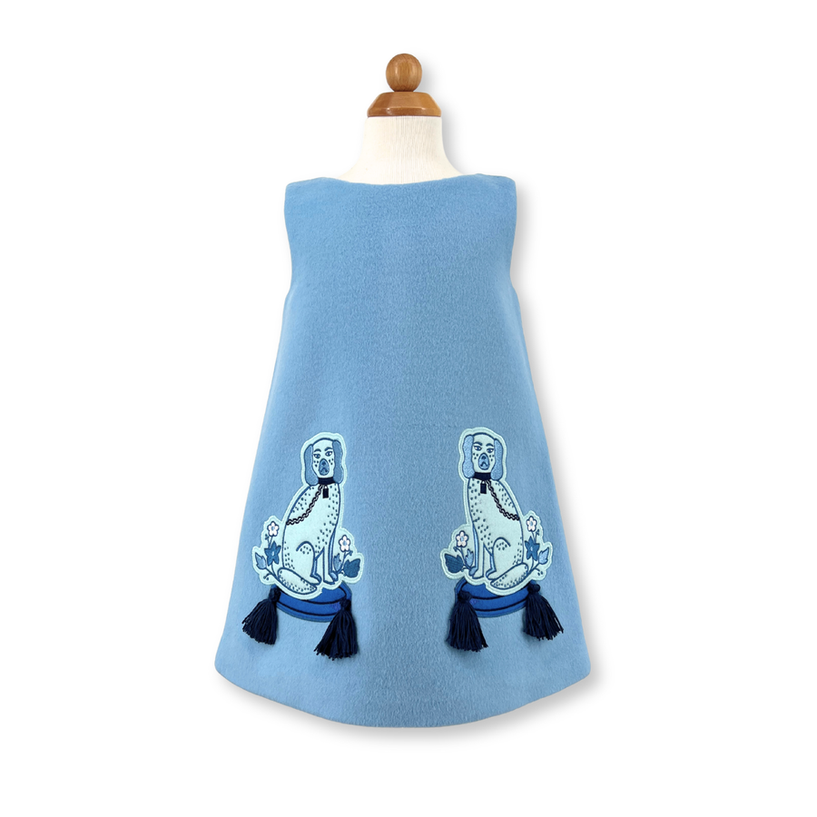 Girls Aldrich and Madame De Bleu Dress - Willa Heart Collection