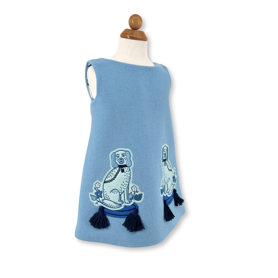 Girls Aldrich and Madame De Bleu Dress - Willa Heart Collection