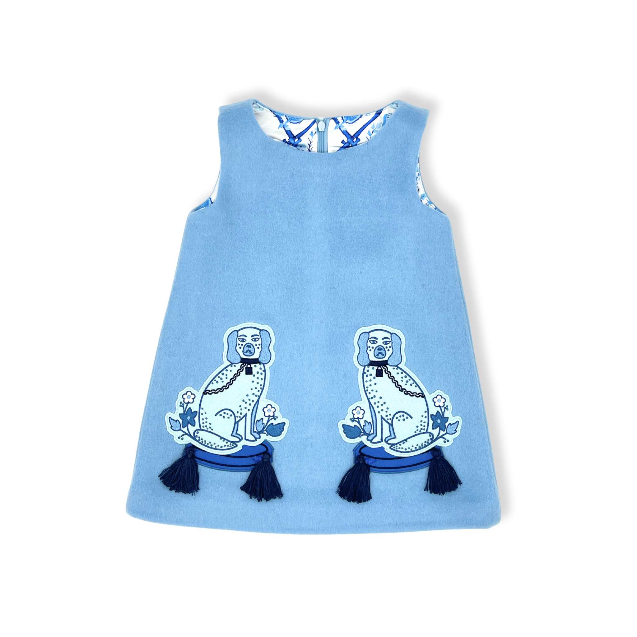 Girls Aldrich and Madame De Bleu Dress - Willa Heart Collection