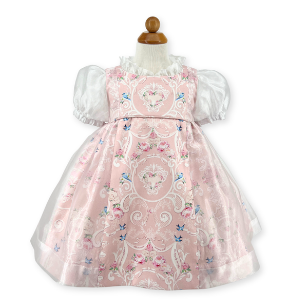 open lace back dress JANYAS CLOSET: Enchanted Marissa Pink Princess Gown