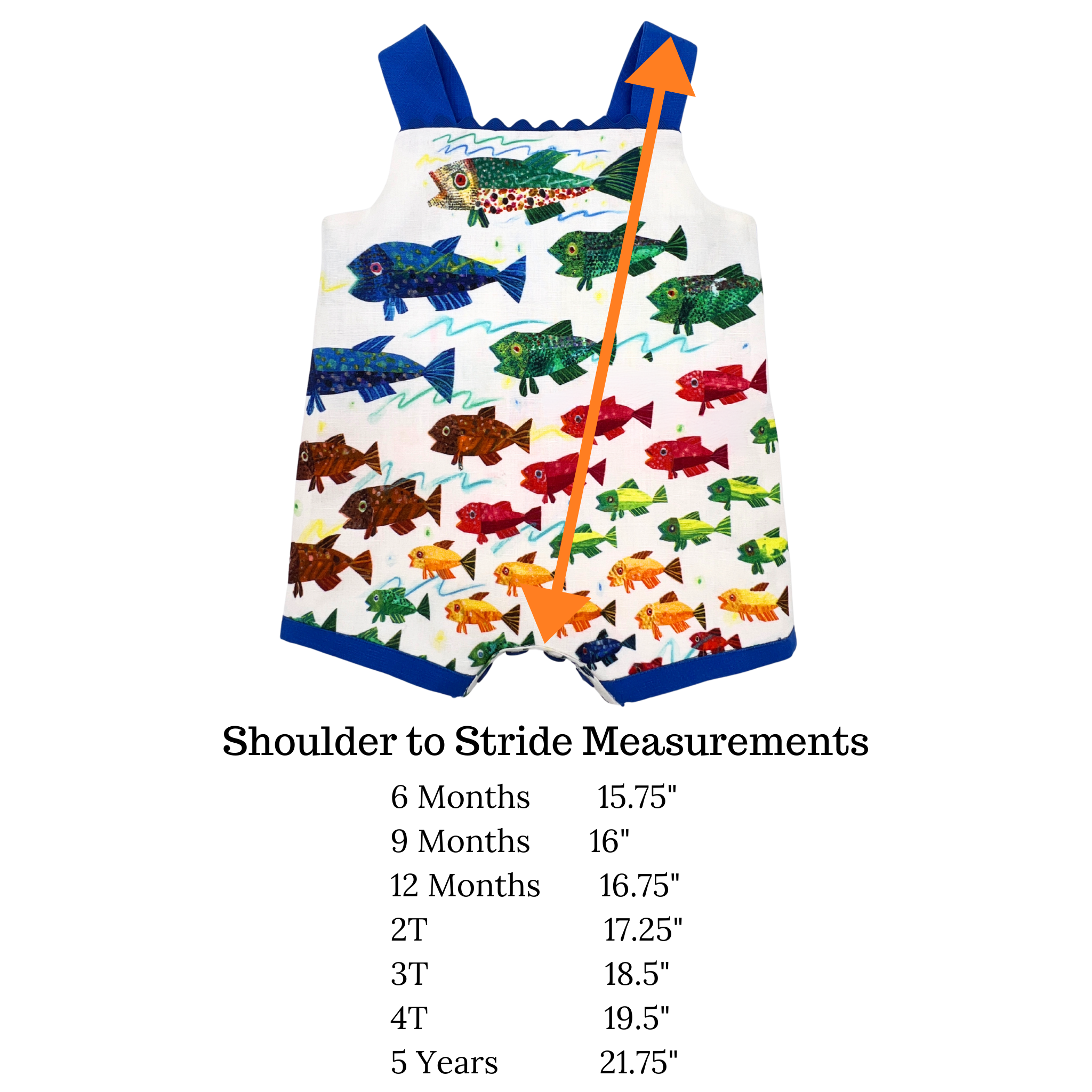 School of Fish Romper: World of Eric Carle™