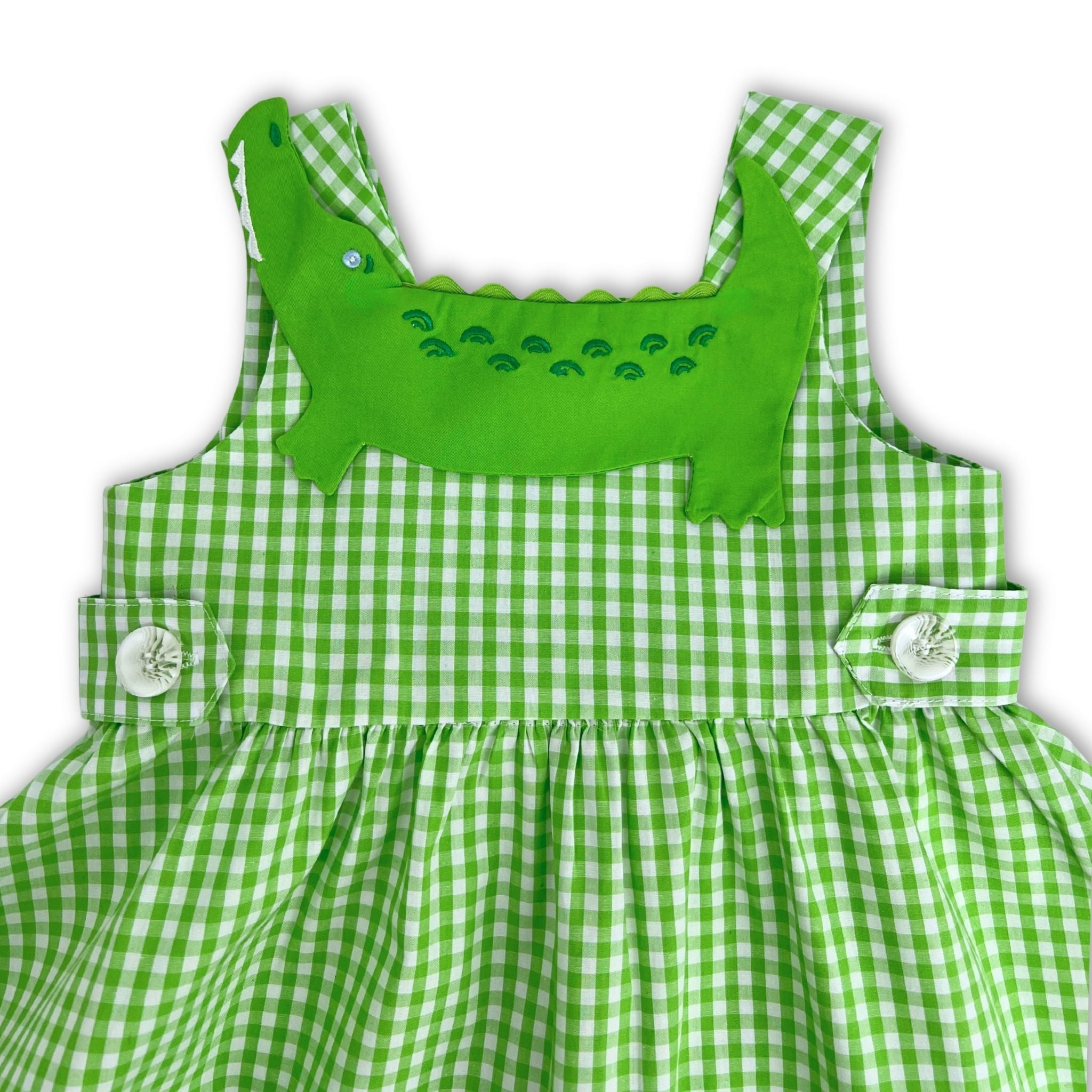 Later Gator Gingham Sundress