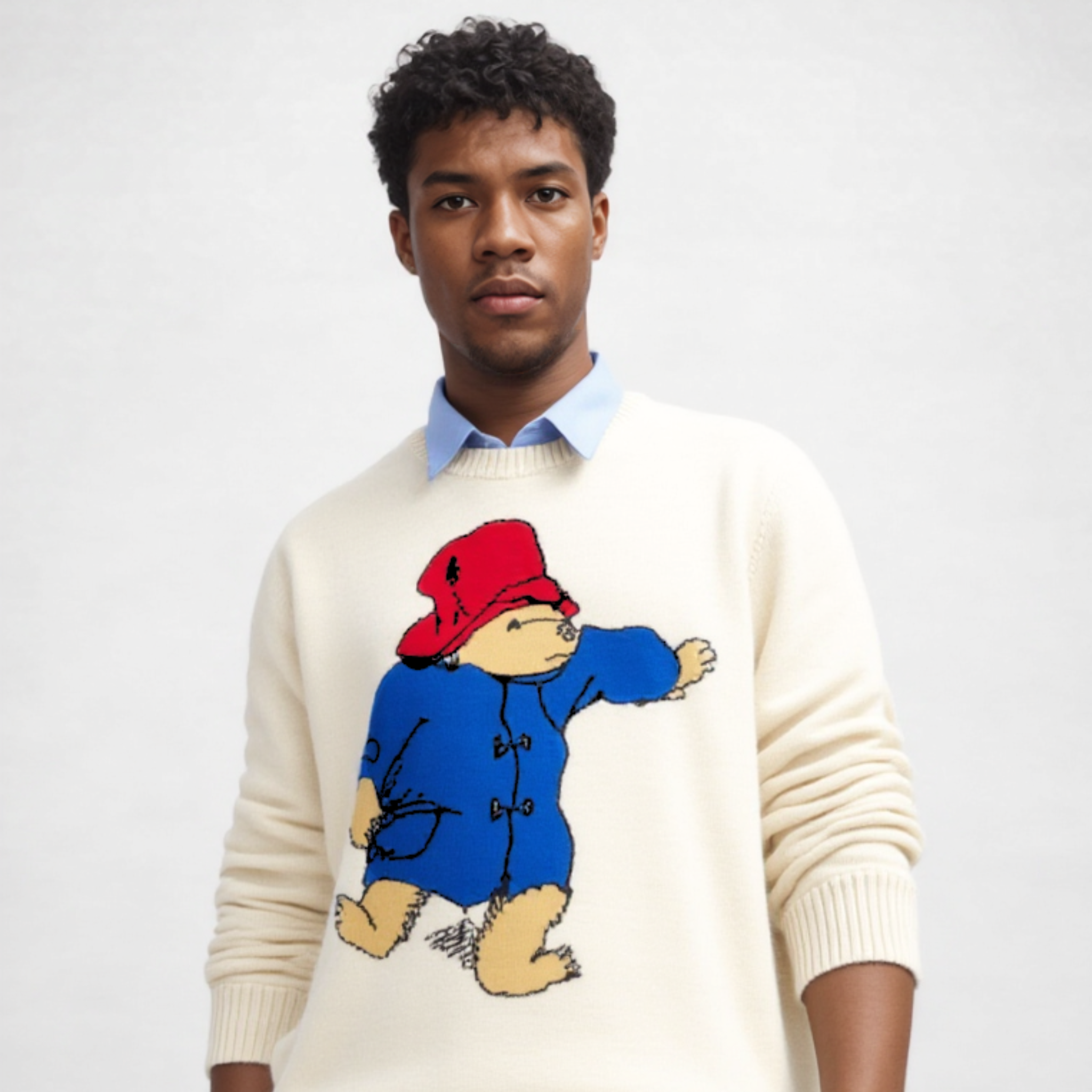 Adult Paddington™ Bear Sweater - Red Hat Edition
