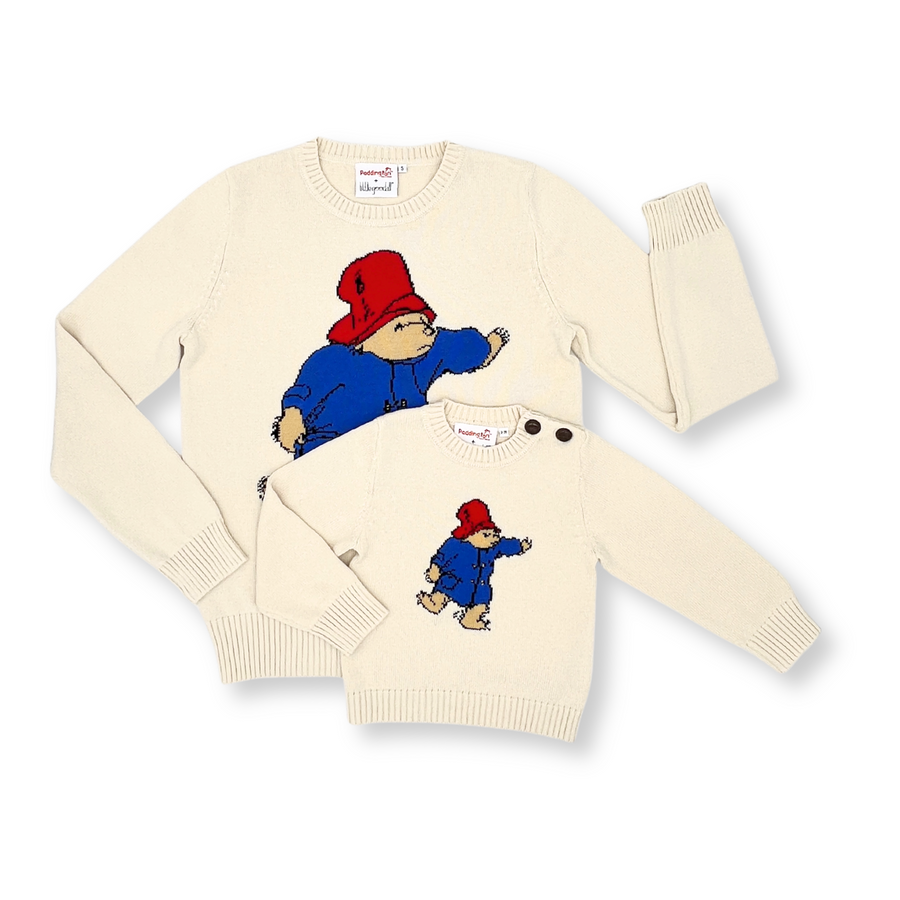 Kids Paddington Bear Sweater - Red Hat Edition