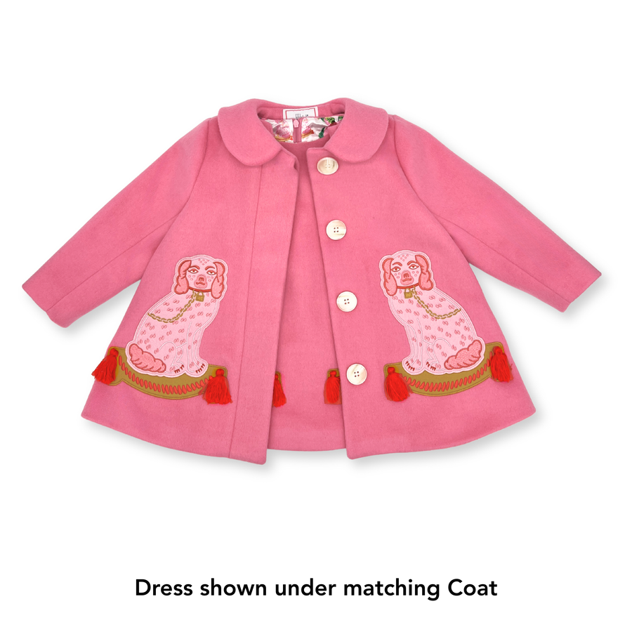 Girls Pink Buffy and Muffy Dress - Willa Heart Collection