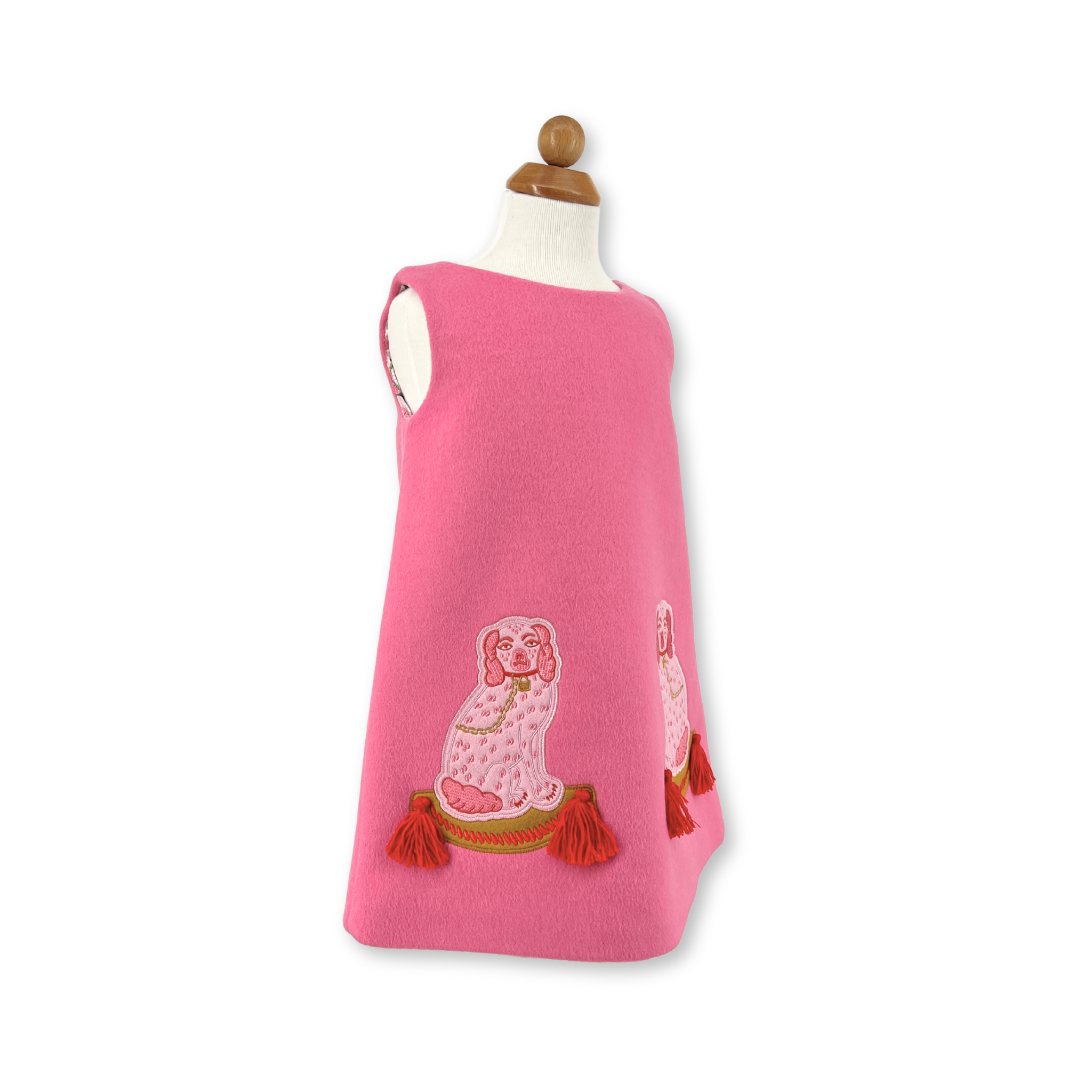 Girls Pink Buffy and Muffy Dress - Willa Heart Collection