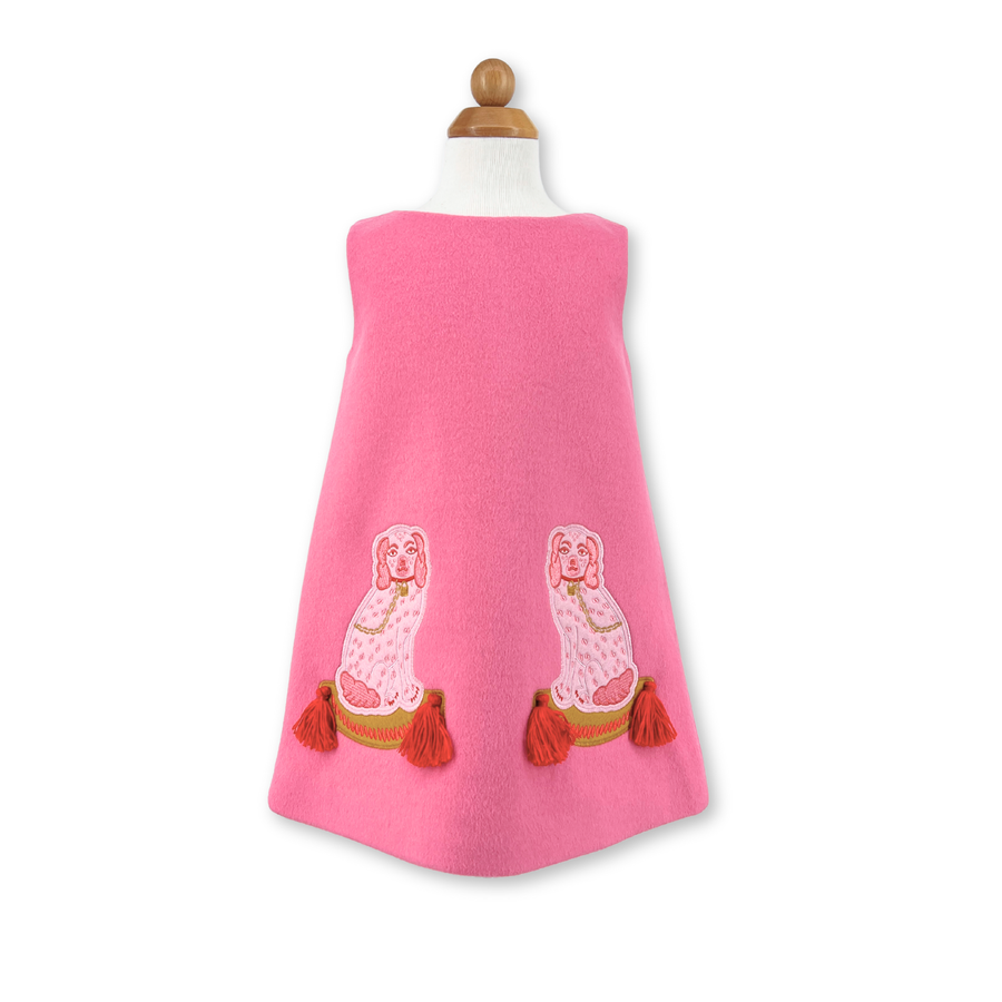 Girls Pink Buffy and Muffy Dress - Willa Heart Collection