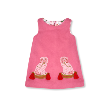 Girls Pink Buffy and Muffy Dress - Willa Heart Collection