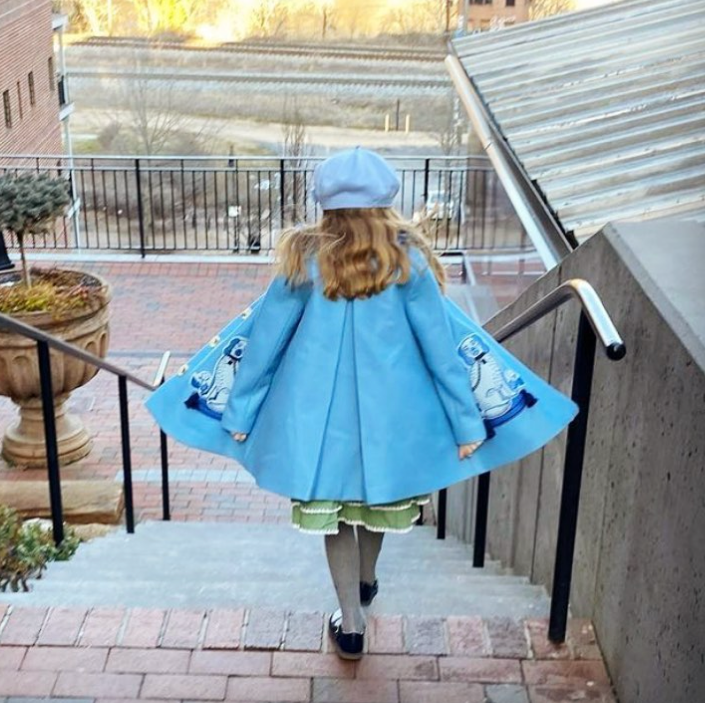 Girls Aldrich and Madame De Bleu Coat - Willa Heart Collection