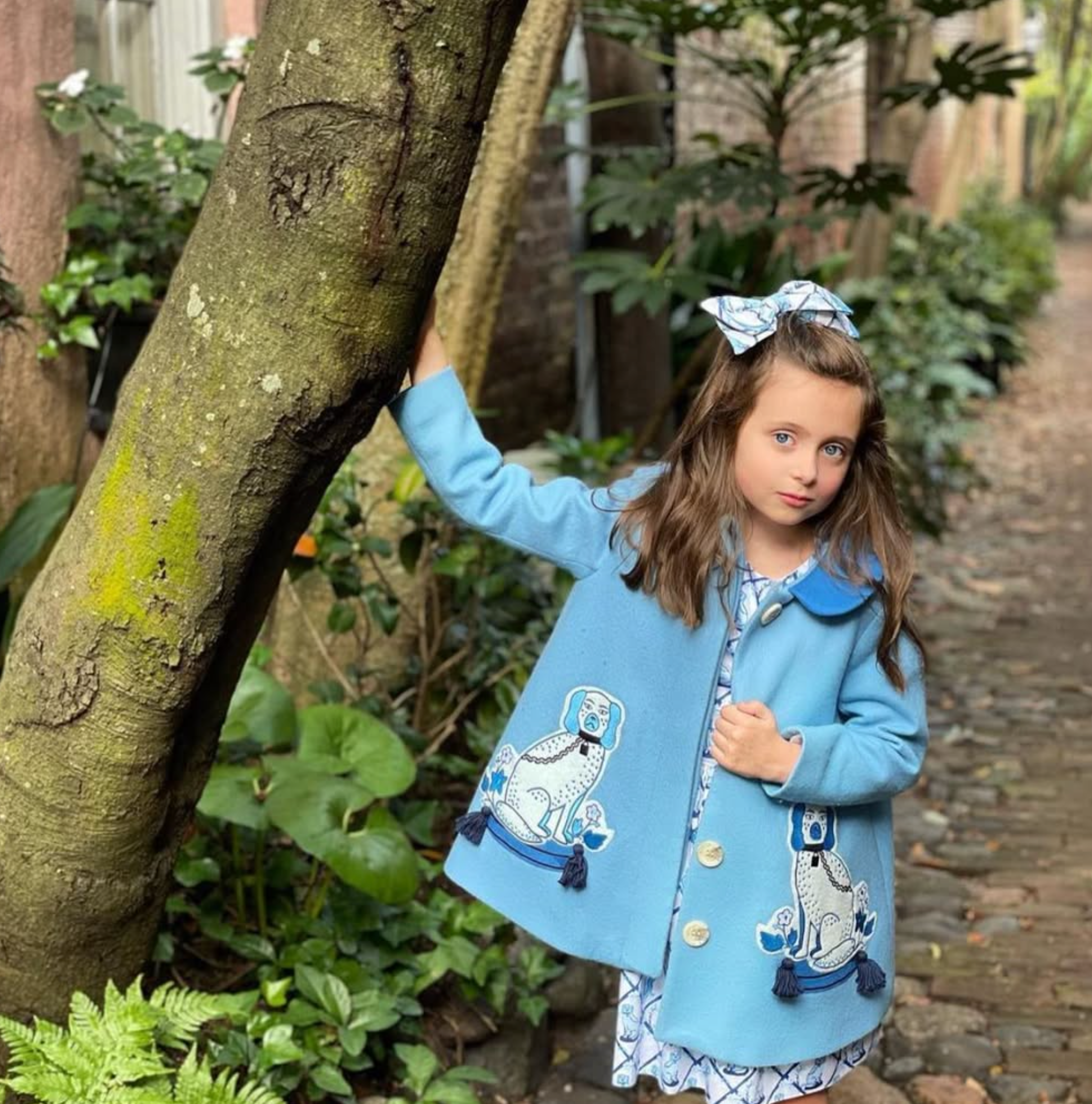 Girls Aldrich and Madame De Bleu Coat - Willa Heart Collection