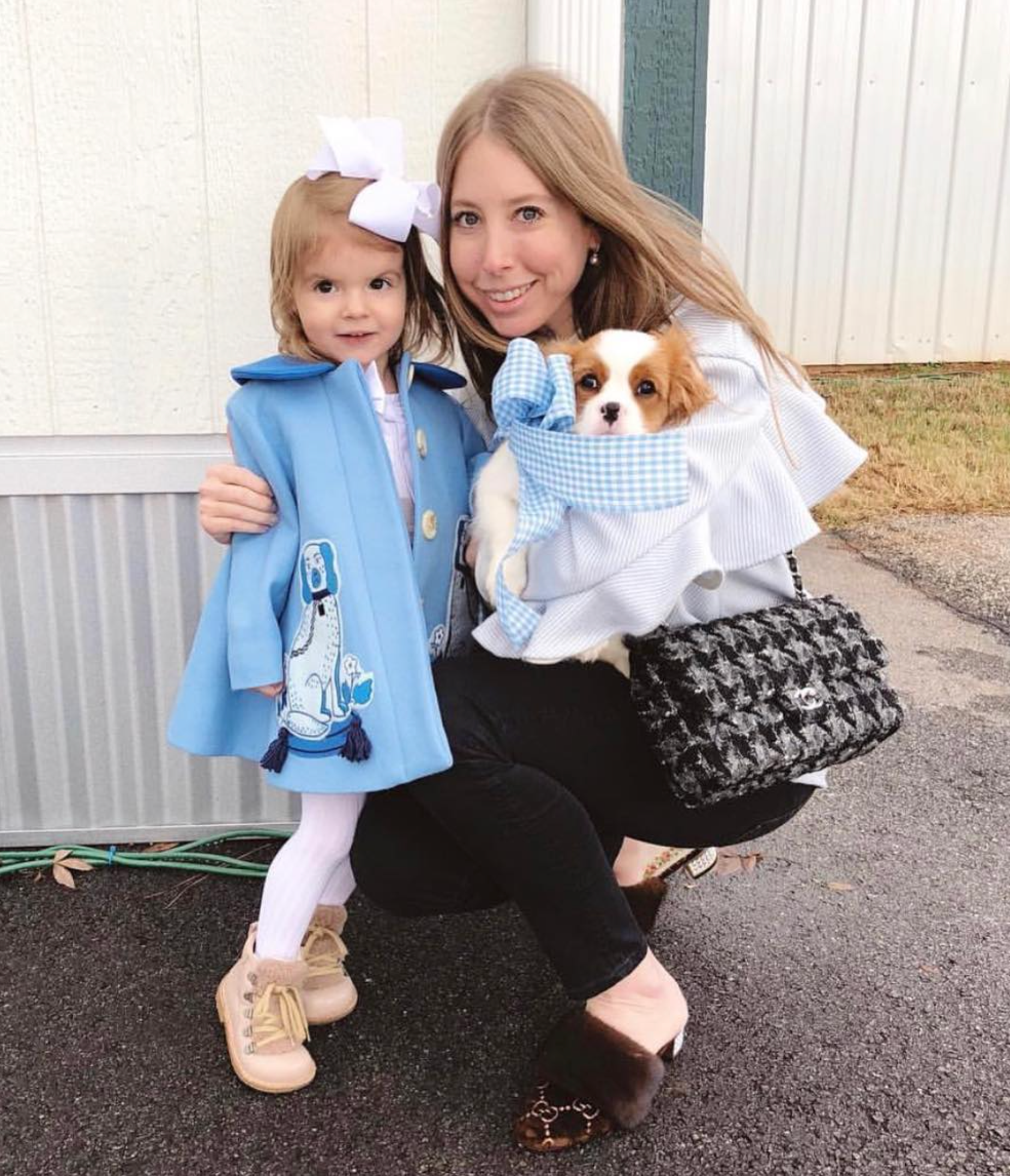 Girls Aldrich and Madame De Bleu Coat - Willa Heart Collection