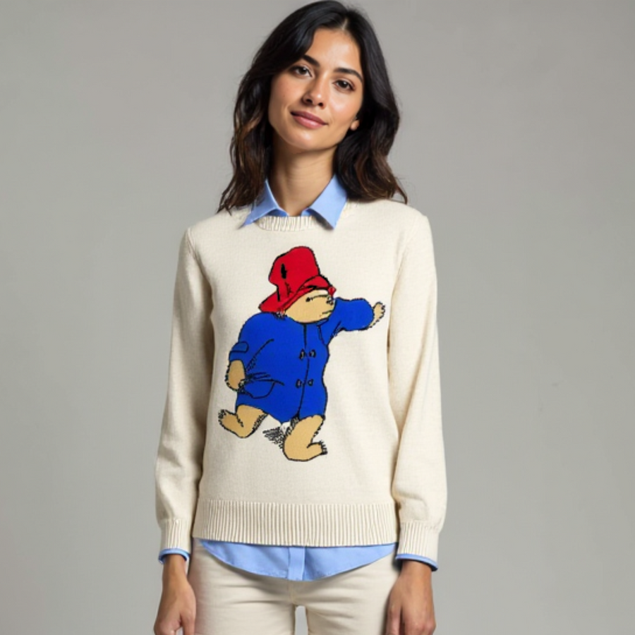 Adult Paddington Bear Sweater - Red Hat Edition