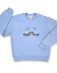 Ladies Tisket and Tasket Embroidered Sweatshirt - Willa Heart Collection