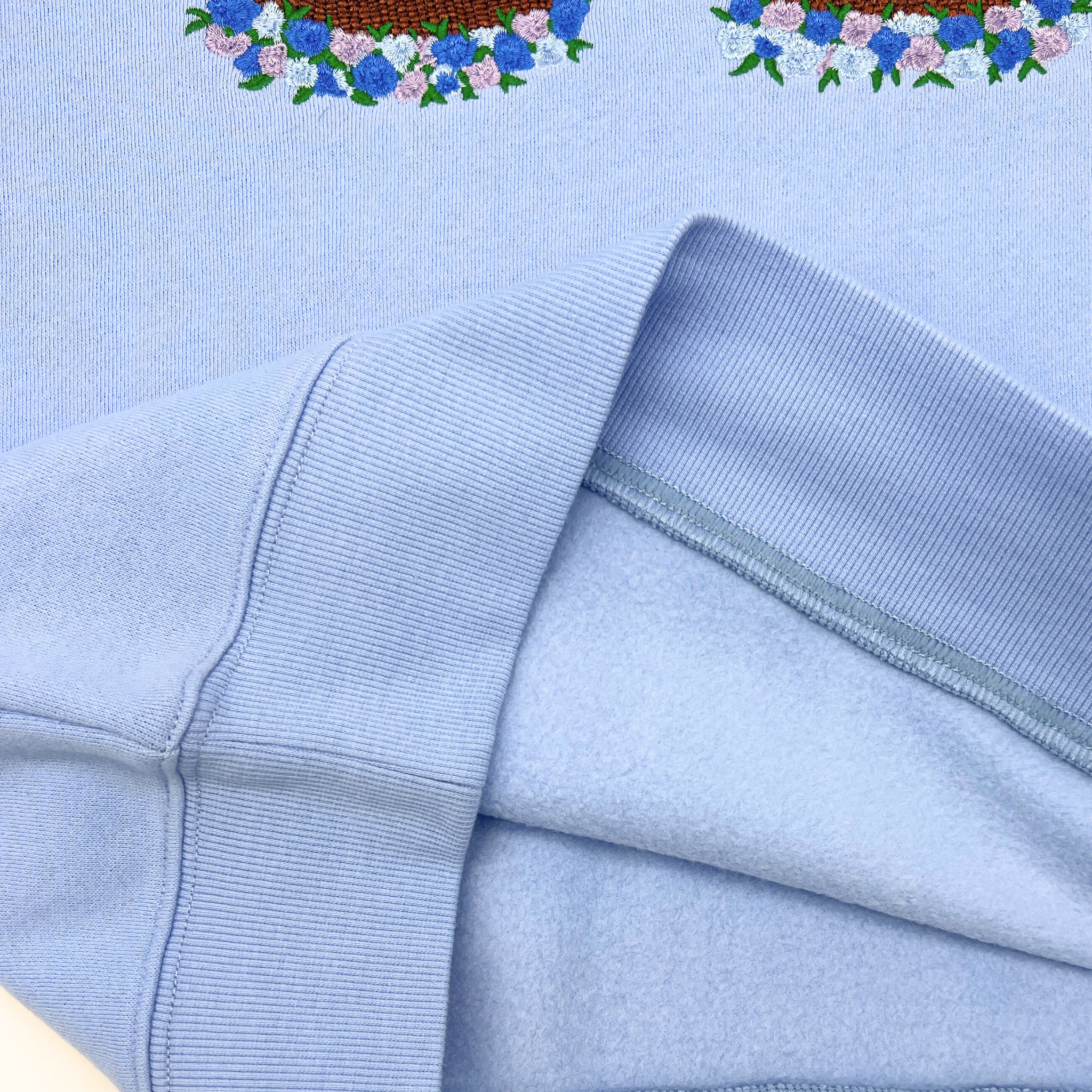 Ladies Tisket and Tasket Embroidered Sweatshirt - Willa Heart Collection