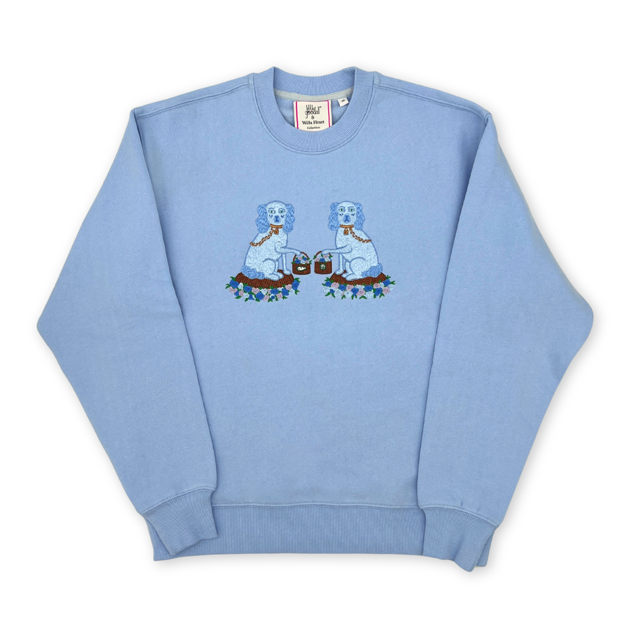 Ulla Popken Women's Sweatshirt, Blue Ink, 62-64