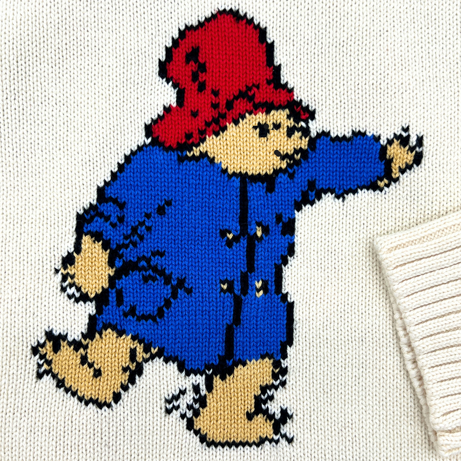 Kids Paddington Bear Sweater - Red Hat Edition