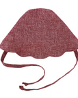 Scallop Bonnet in Cape Cod Red