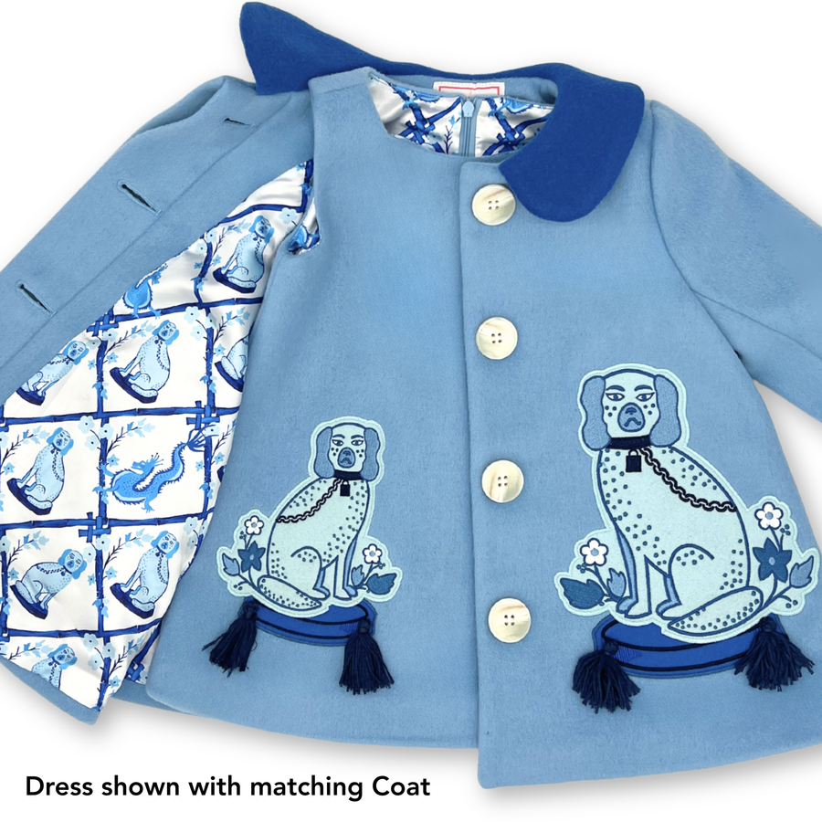 Girls Aldrich and Madame De Bleu Dress - Willa Heart Collection