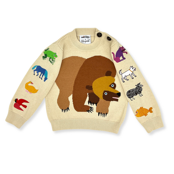 Kids Brown Bear Sweater – Little Goodall