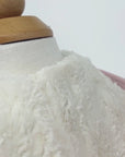 Luxe Bunny Coat in Grey & Pink