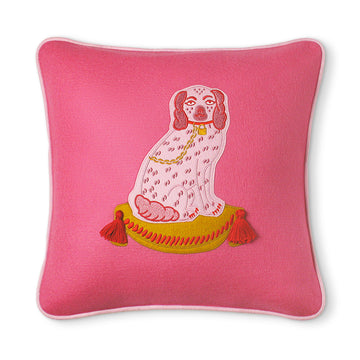 Buffy Single Dog Decorative Pillow - Willa Heart Collection
