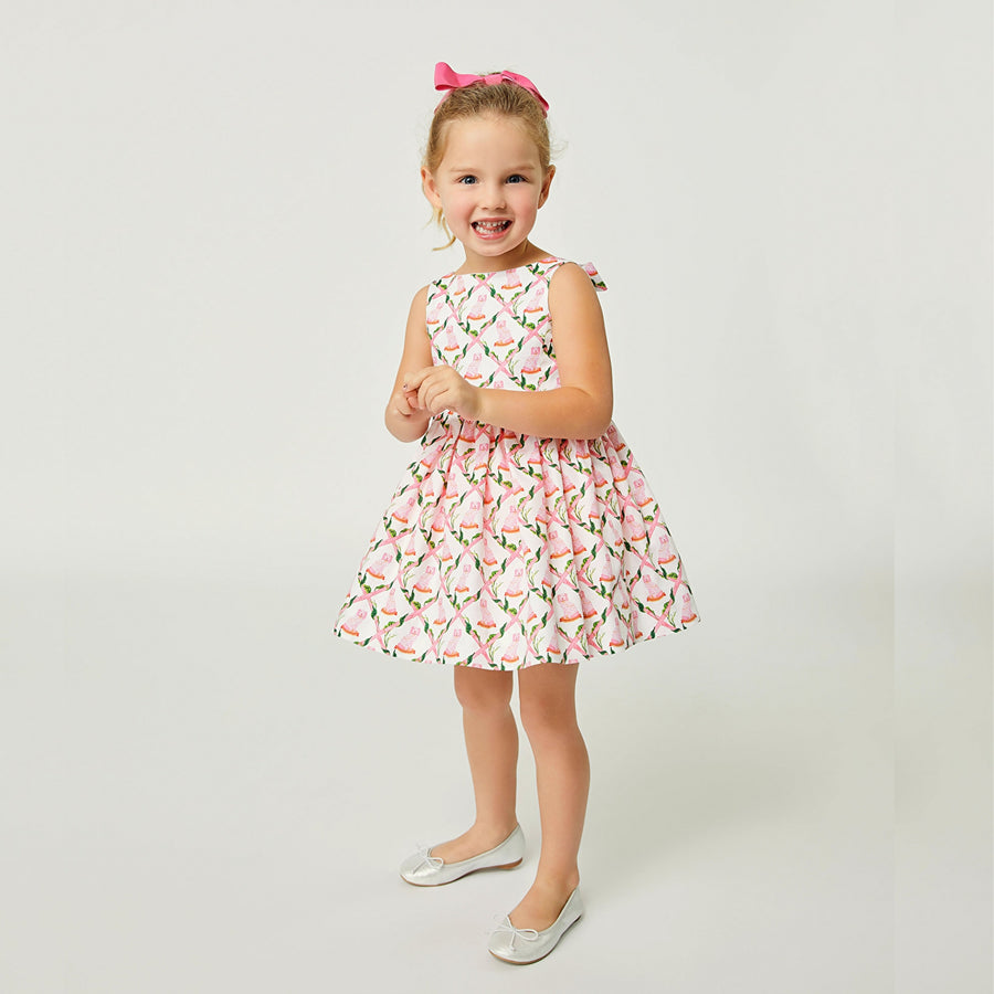 Little Goodall Willa Heart Girls Spring Summer Dress